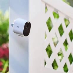 Arlo - Essential Spotlight Camera – Indoor/Outdoor Wire-Free 1080p Security Camera - White -Comprehension Store 020b0bee 9ff7 528a 8096 11e7ab844fbc