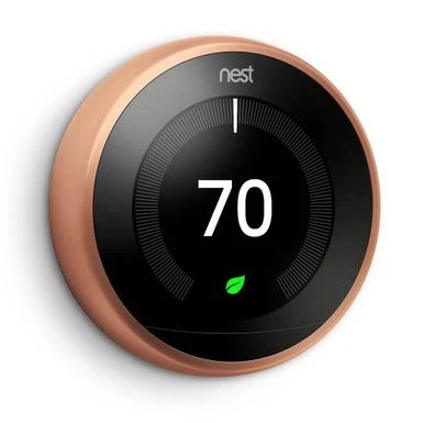 Google Nest Learning Thermostat 3rd Gen - Copper 1 Google Nest Learning Thermostat 3rd Gen - Copper