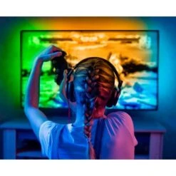 Sengled - Smart LED Wi-Fi TV Light Strip With Video Sync For 70" To 80" TV's - Multicolor -Comprehension Store 0cdd5bce a001 5332 be5d 53a32ddf9752