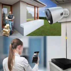 Night Owl - 12 Channel 4 Camera Wired 2K 1TB DVR Security System With 2-way Audio - White -Comprehension Store 0f857ed6 fca5 5be2 a6d4 2e371841e892