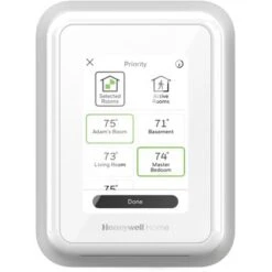 Honeywell Home - T9 Smart Programmable Touch-Screen Wi-Fi Thermostat With Smart Room Sensor - White -Comprehension Store 23afba99 e9b9 59c3 a648 40fea968705e