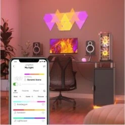 Nanoleaf - Shapes Triangles Smarter Kit (7 Panels) - Multicolor -Comprehension Store 24ee4260 6551 5c53 8760 25731b190204