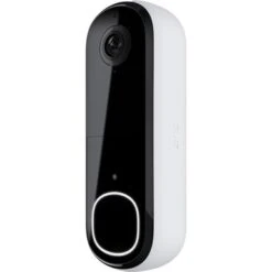 Arlo - Smart Wi-Fi Video Doorbell (2nd Generation) - Wired/Battery Operated With 1080p Resolution - White