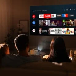 Rexing - PV7 Pro Smart DLP Projector 600ANSI With 3D Projection, Wi-Fi, Bluetooth - Gray -Comprehension Store 2f4685a9 402f 5348 9b08 464e72139b27