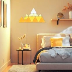 Nanoleaf - Shapes Triangles Smarter Kit (7 Panels) - Multicolor -Comprehension Store 34479f03 7fe4 5250 9ee9 bdd8770b0208