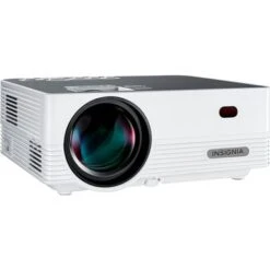 Insignia™ - Complete Outdoor Projector Kit With 91” Folding Screen, Projector, And Speaker - White -Comprehension Store 3d2622a6 e4e9 5c27 bb6a 2468354624c9