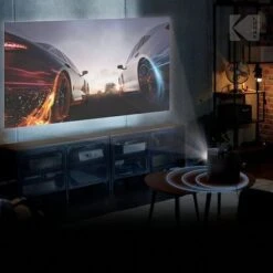 Kodak - FLIK HD9 Smart Projector, 1080p Portable Movie Projector With Android TV, Wi-Fi, Bluetooth & Built-In Speakers - Black -Comprehension Store 3d51f445 938b 52ed 86e6 5085ebdee1b8