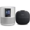 Bose Home Speaker 500 Wireless Speaker With Built-In Amazon Alexa, Luxe Silver - With Bose SoundLink Micro Bluetooth Speaker, Black