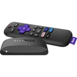 Roku Express 4K+ | Streaming Player HD/4K/HDR With Roku Voice Remote With TV Controls, Includes Premium HDMI® Cable - Black