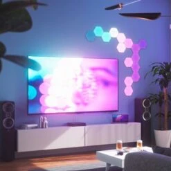 Nanoleaf - Shapes Hexagons Smarter Kit (7 Panels) - Multicolor -Comprehension Store 5c3e7b9a 1082 58ce afc5 a1f36f9bb21c