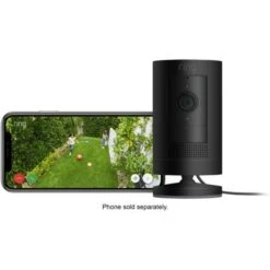 Ring - Stick Up Indoor/Outdoor 1080p Wi-Fi Wired Security Camera - Black -Comprehension Store 5fe56d0a ab4f 5778 b2ce f1f8d540fcd2
