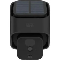 Blink - Add-On Outdoor Wireless 1080p Full HD Add-On Security Camera With Solar Panel Charging Mount - Black