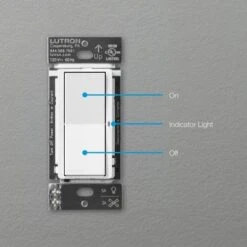 Lutron - Claro Smart Switch - White -Comprehension Store 62c9d026 fd85 560e 8e32 f2b78320898c