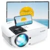 Vankyo - Leisure 510PW 1080P Wireless Projector With Bonus Screen - White