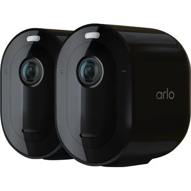 Arlo - Pro 4 Spotlight Camera, 2 Pack - VMC4250B - Black 1 Arlo - Pro 4 Spotlight Camera, 2 Pack - VMC4250B - Black