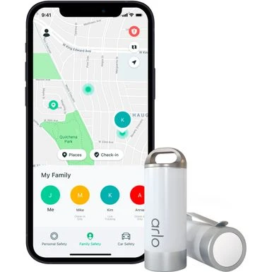 Arlo - Safe Family Bundle – 1-Year Safe Family Plan And 2 Safe Button Accessories - White 1 Arlo - Safe Family Bundle – 1-Year Safe Family Plan And 2 Safe Button Accessories - White