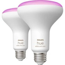 Philips - Hue BR30 Bluetooth 85W Smart LED Bulb (2-Pack) - White And Color Ambiance -Comprehension Store 72618eef f199 5518 884a c4a40e5c0ca9
