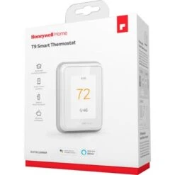 Honeywell Home - T9 Smart Programmable Touch-Screen Wi-Fi Thermostat With Smart Room Sensor - White -Comprehension Store 7915285d 12f5 58c9 a0a0 d8f93fd2c1db