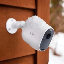 Arlo - Essential Spotlight Camera – Indoor/Outdoor Wire-Free 1080p Security Camera - White -Comprehension Store 8296a022 ca6b 5e59 8227 708a50862319