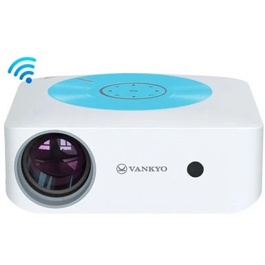 Vankyo - Leisure E30TBS Native 1080P 4K Supported Wireless Projector, Screen Included - White/Blue 1 Vankyo - Leisure E30TBS Native 1080P 4K Supported Wireless Projector, Screen Included - White/Blue