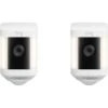 Ring - Spotlight Cam Plus 2-pack Camera Indoor/Outdoor Wireless 1080p Security Cameras - White
