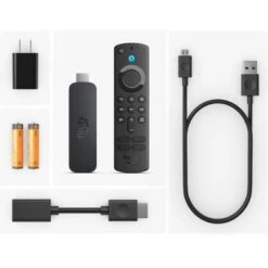 Amazon - Fire TV Stick 4K Streaming Device, Includes Support For Wi-Fi 6, Dolby Vision/Atmos, Free & Live TV - Black -Comprehension Store 933a5099 a728 5299 8cac 16b67189f6f0