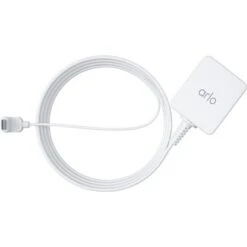 Arlo - 25' Outdoor Charging Cable For Essential Outdoor Camera And Essential XL Outdoor Camera (2nd Generation) - White