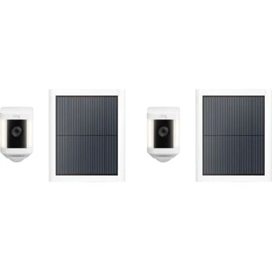 Ring - Spotlight Cam Plus 2-pack Camera Indoor/Outdoor Wireless 1080p Security Cameras - White 2 Ring - Spotlight Cam Plus 2-pack Camera Indoor/Outdoor Wireless 1080p Security Cameras - White - Image 2