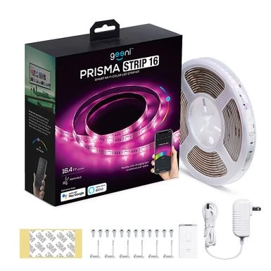 Geeni - Prisma Smart LED Strip Lights (5M) - Multicolor - White 1 Geeni - Prisma Smart LED Strip Lights (5M) - Multicolor - White