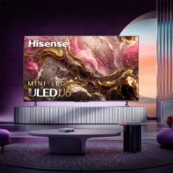 Hisense - 55-Inch Class U6 Series 4K Mini-LED QLED Google TV -Comprehension Store ab19a948 ec05 56e9 b899 68ee00e39f9a