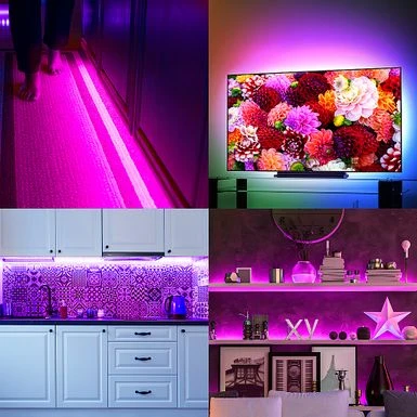 Geeni - Prisma Smart LED Strip Lights (5M) - Multicolor - White 8 Geeni - Prisma Smart LED Strip Lights (5M) - Multicolor - White - Image 8