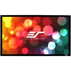 Elite Screens - SableFrame Series 120" Projector Screen - Black