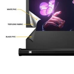 Kodak - 80 In. Portable Projector Screen, Adjustable Projection Screen With Tripod Stand & Carry Bag - White -Comprehension Store c2506a71 ec4b 5473 bd3e 24622d048042