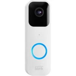 Blink - Smart Wifi Video Doorbell – Wired/Battery Operated - White