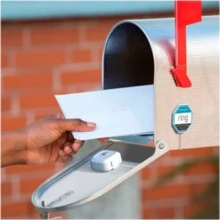Ring - Wi-Fi Smart Mailbox Sensor - White -Comprehension Store cf563ea1 f065 5ecd b8f7 7d6d130997bf