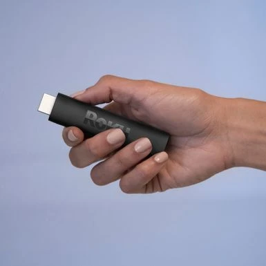 Roku Streaming Stick 4K | Streaming Device With Voice Remote And Long-Range Wi-Fi - Black 2 Roku Streaming Stick 4K | Streaming Device With Voice Remote And Long-Range Wi-Fi - Black - Image 2