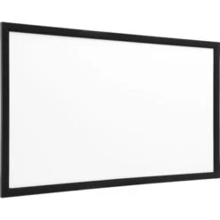 Insignia™ - 100" Home Theater Fixed Wall Projector Screen - White -Comprehension Store dde7decc 1220 55c5 86fc 17e83d17c4a4