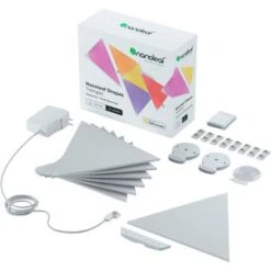 Nanoleaf - Shapes Triangles Smarter Kit (7 Panels) - Multicolor -Comprehension Store e311dd5f 5839 515e a190 9a9642fe7405