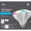 GE - Cync Direct Connect Light Bulbs(2 BR30 LED Color Changing Light Bulbs), 65W Replacement - Full Color
