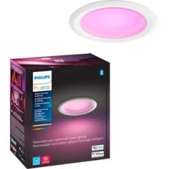 Philips - Hue 4" High Lumen Recessed Downlight - White And Color Ambiance