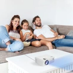 Core Innovations - 150” LCD Home Theater Projector - White -Comprehension Store ec426eaa 5e4e 5cf5 84a1 f0246f620646